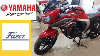 New Yamaha Fazer Fi V2 Burning Red Colour Update Price & Details Info 2020