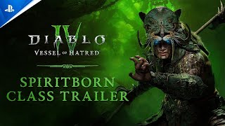 Diablo IV - Vessel of Hatred: Spiritborn Class Trailer | PS5 & PS4 Games, deutsch