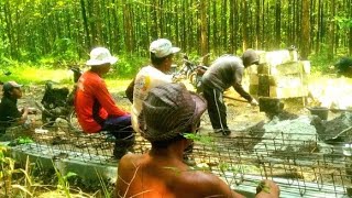 melepas lelah bekerja pedesaan kampung makam umum#pataan