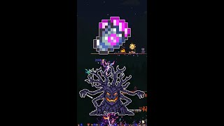 Tree verse a magical fist | Random Weapon Verses a Random Boss #shorts #terraria