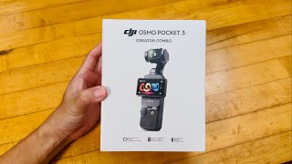 DJI Osmo Pocket 3 Creator Combo Unboxing +Low Light Footage