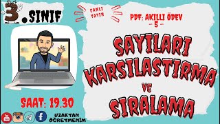 3.SINIF MATEMATİK (SAYILARI SIRALAMA VE KARŞILAŞTIRMA)  AKILLI ÖDEV 5 (BÜYÜKTÜR, KÜÇÜKTÜR, EŞİTTİR)