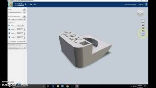 Golf Putter 3: Tinkercad export, 123D Make, and laser prep