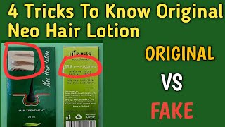 How To Know Neo Hair Lotion Original | Neo Hair Lotion Original and Fake Difference