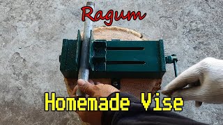 Membuat Ragum/Catok mini / Homemade Vise