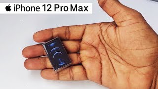 Miniature Iphone 12 Pro Max mobile unboxing | mini mobile box unboxing | Tiny Tech