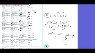 Sec.1 (H.W. Solving Quadratic inequalities) "Algebra"