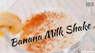 Banana Milk Shake/Banana Milk Shake without ice cream | Iftar recipes in Tamil | Iftar drinks