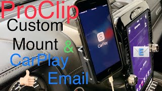 2021 RAM Rebel 5th Gen 1500 ProClip Mount & Best Apple CarPlay Email App - Speaking Email CP