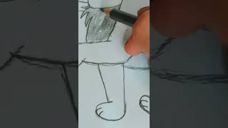 How to Draw A Cute Cat😽//Easy Cat drawing#shortvideo #drawingtutorial #drawing