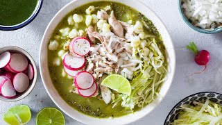 Chicken Pozole Verde | EASY RECIPE