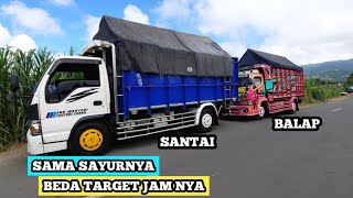 TRUK CABE MEMANG BALAP | tapi sayur pun juga ada balap wong