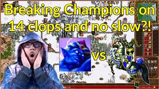 Breaking Champions on 14 clops?! || Heroes 3 Tower Gameplay || Jebus Cross || Alex_The_Magician