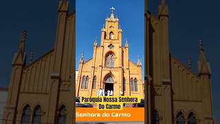 Igreja estilo gótica de Campos Gerais - MG #igreja #camposgerais #viagemdemoto