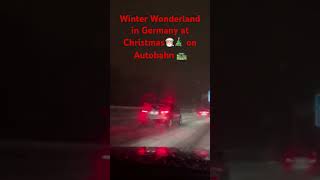 Winter Wonderland at #Christmas on #german #Autobahn #HNY #holiday