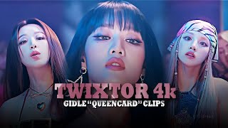 GIDLE "QUEENCARD" M/V 4K TWIXTOR CLIPS FOR EDITS