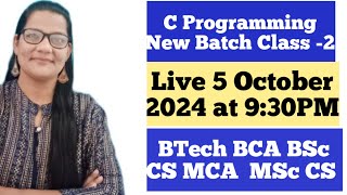 C Programming #2 LIVE Class|Beginners|ZH Academy