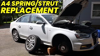 Audi A4 Strut and Spring Replacement (B8, B8.5)