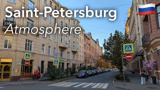 🇷🇺 Saint-Petersburg City Walk in 4K: Petrogradskaya Side, Sunny Autumn | Russia