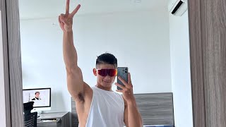 🔥🔥HOTTEST AND SEXY ASIAN BODYBUILDER - VOMANHHAI POSING PRACTICE || FLEXING MUSCLE