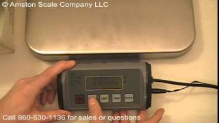 Amston Scales MSS Shipping Scale Calibration