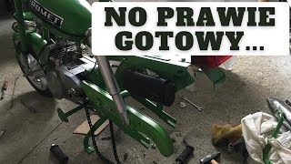 No i tył w motorynce gotowy! Romet Pony M1