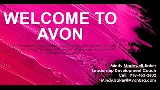 Welcome to Avon! Important info for YOU!