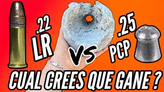 Demasiado poder ‼️ .22 lr vs .25 pcp JTS airacuda max