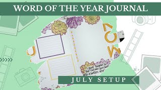 Word of the Year Journal: July Setup