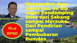 Tugas Pendamping Desa, dari Pendirian sampai Pembubaran Bumdes