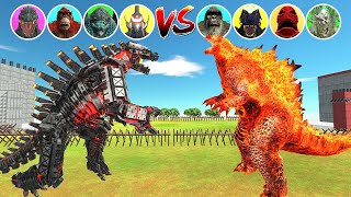 Kaiju Tournament 1VS1 Mechagodzilla VS Gigan VS Super Godzilla VS Skar King VS Godzilla in ARBS