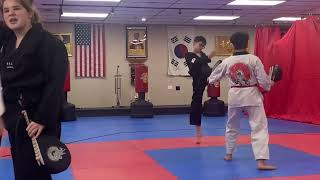 Võ  thuật Taewondo cho thiếu niên( 2024) .  Taekwondo art martial class for teenagers .