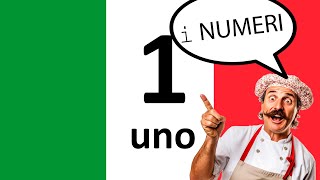 🇮🇹 LEARN ITALIAN: NUMBERS 1 to 10 - I numeri da 1 a 10 🍕👩🏻‍🏫🇮🇹