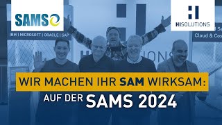 SAMS DACH 2024: Unser Expertenvortrag (Europas größter SAM & IT Procurement-Jahreskongress)