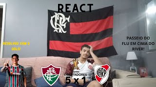 REACT | FLUMINENSE 5 X 1 RIVER PLATE | LIBERTADORES 2023 | HAT-TRICK DO CANO | SHOW DO FLUZÃO E +