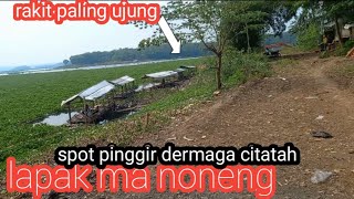 spot pinggir dermaga citatah/lumayan bisa strik juga😅