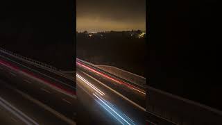 Drone Hyperlapse near highway in the night_ mini3pro dji 4k 25fps #shorts