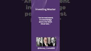 Investing Master: Invest in YOURSELF! (This is HUGE!)