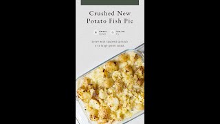 Crushed New Potato Fish Pie #shorts