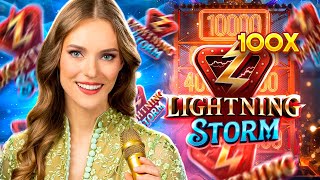 I HIT THE PERFECT 100X LIGHTNING STORM LIVE GAME BONUS!