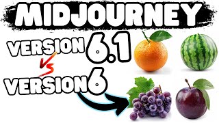 Midjourney v6 VERSUS Midjourney v6.1