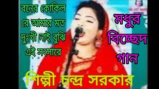 শিল্পী চন্দ্র সরকার/বিচ্ছেদ গান/বনের কোকিলে আমার মতন দুঃখী নাইরে সংসারে/bicched gaan /Chandra Sarkar