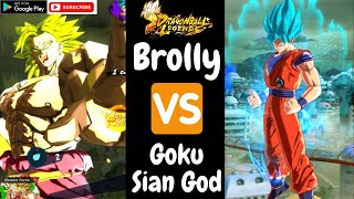 Brolly Vs Goku Sian God Mode I Legends Of Dragon Ball Fights #7 #Android