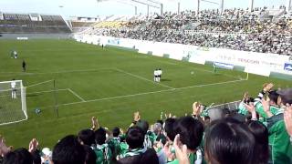 松本山雅FC　『松本レッツゴー』（栃木ウーヴァFC戦にて）