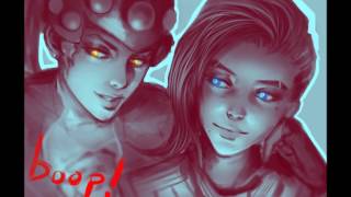 ♥Sombra x WidowMaker - Overwatch - Black Widow (Remix)♥