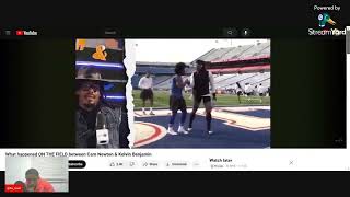 CuZo Reacts: What happened ON THE FIELD between Cam Newton & Kelvin Benjamin