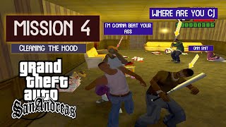 GTA San Andreas Walkthrough { Mission 4 } Cleaning the Hood | FULL HD Gameplay