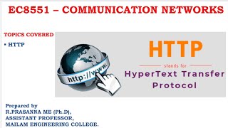 HTTP - Hyper Text Transfer Protocol - Header format & Transactions