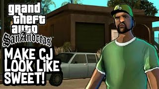 👉GTA SA | HOW TO MAKE CJ LOOK LIKE SWEET!