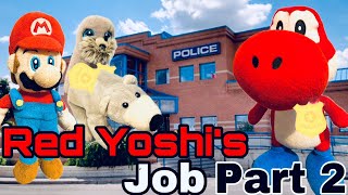 Red Yoshi’s Job Part 2! - RoboMarioBros